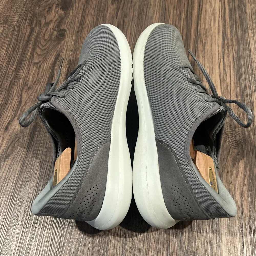 Kizik Madrid Eco Knit Gray Comfort Walking Shoes Men's Size 12 Women's 13.5